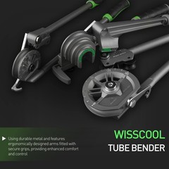 3/8 Inch Tube Bender 180 Degree Copper Aluminum Steel Pipe HVAC Repair Tool