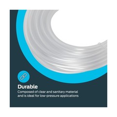 Eastman 3/16 Inch ID (5/16 Inch OD) PVC Clear Vinyl Tubing, 20 Foot Length, 9&hellip;