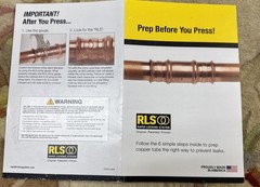 Klauke RLS Zoomlock Press Tool W 7 Jaws Kit 1/4&Prime; -1 1/8&Prime; Refrigerant MAP2LCER