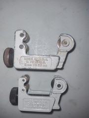 2 small Superior Tool Tubing Cutters one is 3/16&Prime; to 1&Prime; and One 1/8 &rdquo; to 1 1/8