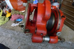 RIDGID 141 RECEDING PIPE THREADER 2 1/2 TO 4&Prime;, JAM PROOF, W,TELESCOPE DRIVE