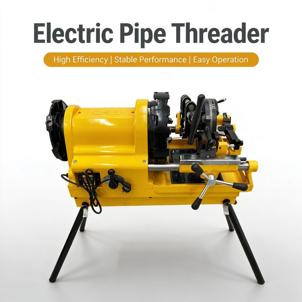220V Electric Pipe Threader for Threading of Various Water Electric or Gas Pipes
