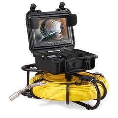 VEVOR Sewer Camera 9&Prime; 1200TVL Monitor HD Drain Pipe Inspection Camera 393ft/120m