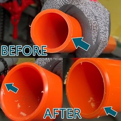 ORXPLUS 2-in-1 Pipe Deburring Tool &ndash; Cleans OD 1-1/8&Prime; to 3-1/4&Prime; & ID 1-1/16&Prime; &hellip;