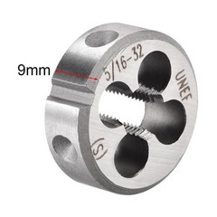 5/16-32 UNEF Round Dies Machine Thread Threading Dies 1.0&Prime; OD Tool Steel 2pcs