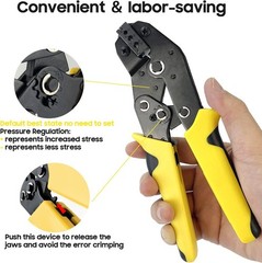 Adjustable Metal Aglet Crimping Tool for 3/4/4.5mm Shoelaces and Aglets