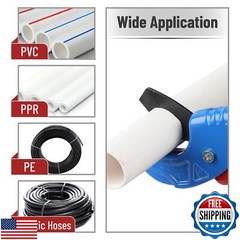 Bates- PEX Pipe Cutter, Cutting Range 1/8&Prime;-1-5/8&Prime;, PEX Tool, PEX Tools, Rubbe