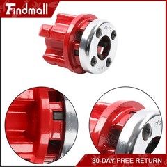 Findmall 3/8&Prime; Pipe Threader Dies Kit Ratchet Replacement for Plumbing
