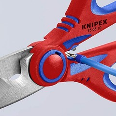 KNIPEX Tools 95 05 10 SBA Electricians&rsquo; Shears with Crimp Stainless Steel