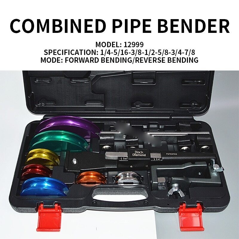 Manual Copper and Aluminum Tube Bending Tool 12999 Reversible Bending Tool