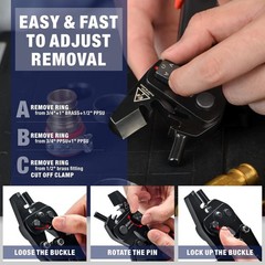 iCrimp Combo PEX Crimping Tool for 1/2 and 3/4-inch meets ASTM F1807