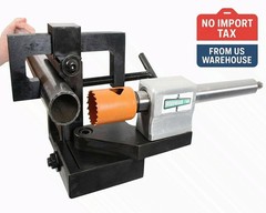 Woodward Fab WFN6 Tubing Notcher Solid Steel Pipe Notching Tool 3/4-3 Inch Bench