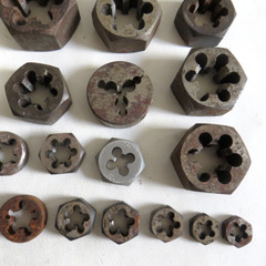 Large Lot of 117 Vintage Tap Die Pipe Threader Machinist Threading Tools