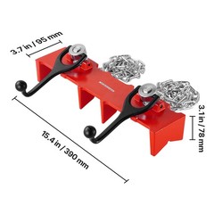 Cast Iron Pipe Welding Vise 1/2&Prime;-8&Prime;, Dual Chains & Crank Handles
