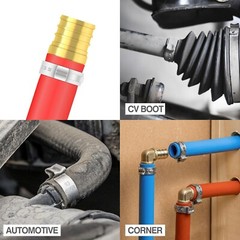 PEX Clamp Tool Kit for 3/8 to 1 Inch PEX Cinch Clamps 20Pcs 1/2 Inch & 10Pcs 3/4