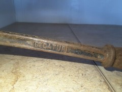 Vintage Ratcheting Pipe Reamer Mueller Decatur ILL Plumbing Tool Cast USA F388