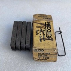 Ridgid 500B Bolt Dies 7/8 in &ndash; 9UNC &ndash; High Speed