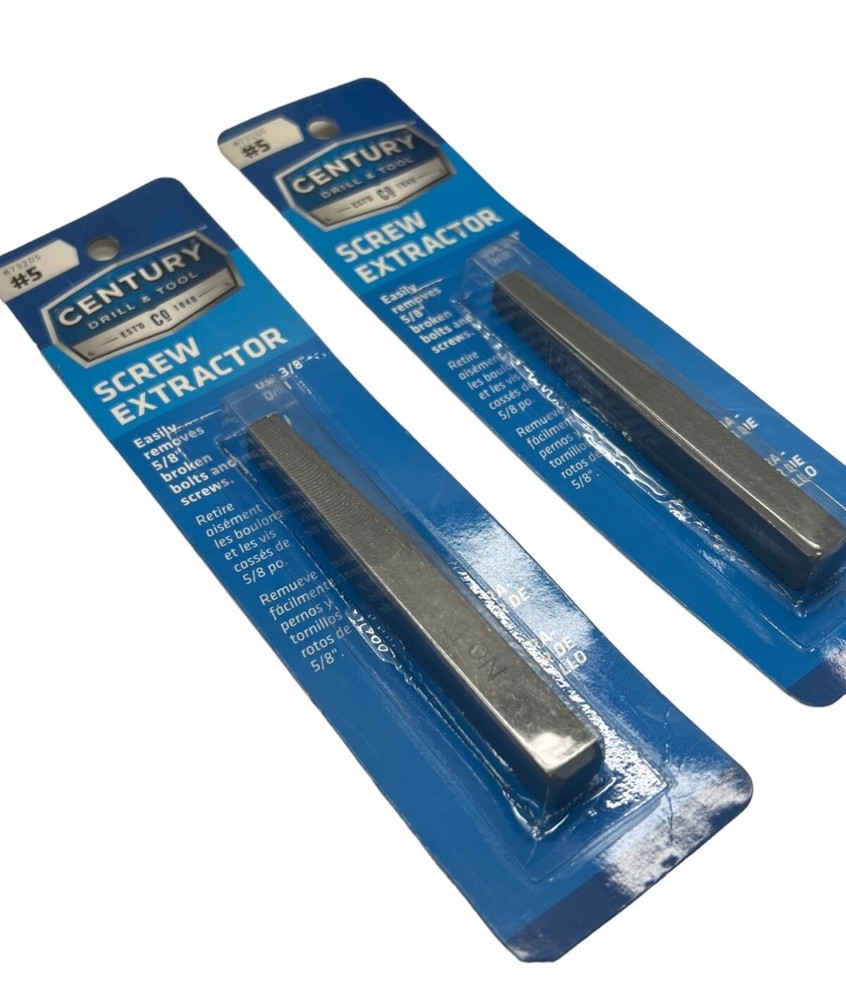 Century Drill & Tool 73205, #5 Screw Extractor (LOT OF 2) **SALE**