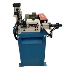 Pneumatic Solid Bar Rod Pipe Bender Chamfering Beveling Deburring Machine
