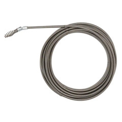 1/4&Prime; x 25 ft. Drop Head Cable: Plumbing Snake for Drain Cleaning