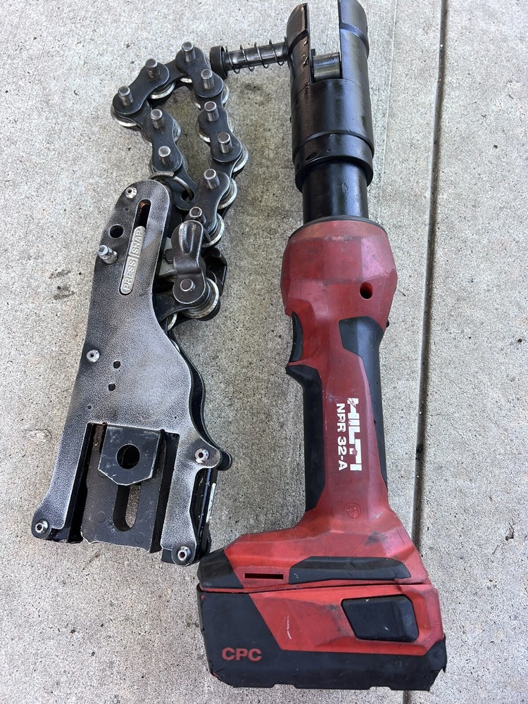Hilti NPR 32-A Brushless Pipe Press Tool/RIDGID PRESS SNAP SOIL PIPE CUTTER