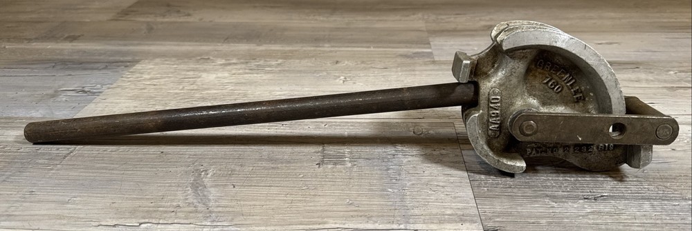 Vintage Greenlee 760 Pipe Conduit Bender Copper Tube RARE HARD TO FIND! READ!!