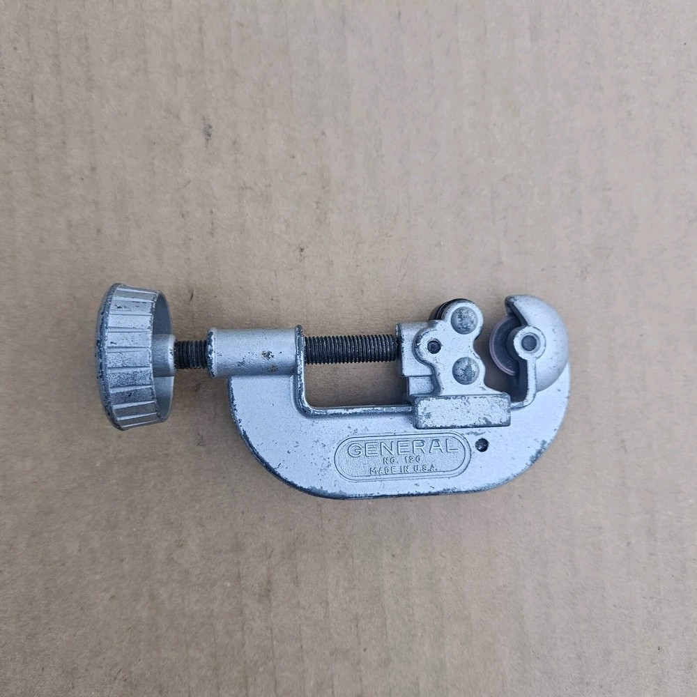 General Tools No. 120 Tubing Pipe Cutter W/ Reamer Made In USA