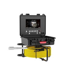 7&Prime; Monitor 20M Drain Sewer Camera 512HZ Self-Leveling Pipe Inspection Camera