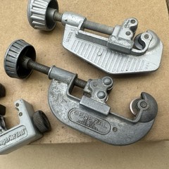 Lot Of 4 General Tools 120 Mark 1 Superior Tubing Pipe Cutter W/ Reamer Made USA