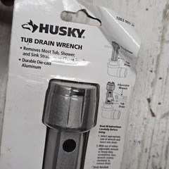 Husky Double Ended Tub Drain Wrench 9.76&Prime; x 7.28&Prime; x 1.69&Prime; 1003 005 279