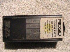 Ridgid 500B Die Set 48980, 1-3/4-5 tpi LEFT HAND
