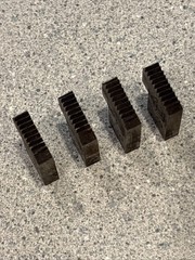 Vintage Set of 4 Toledo Pipe Threading 3/8&Prime; Dies # 00-30 in Metal Tin Box Nice!