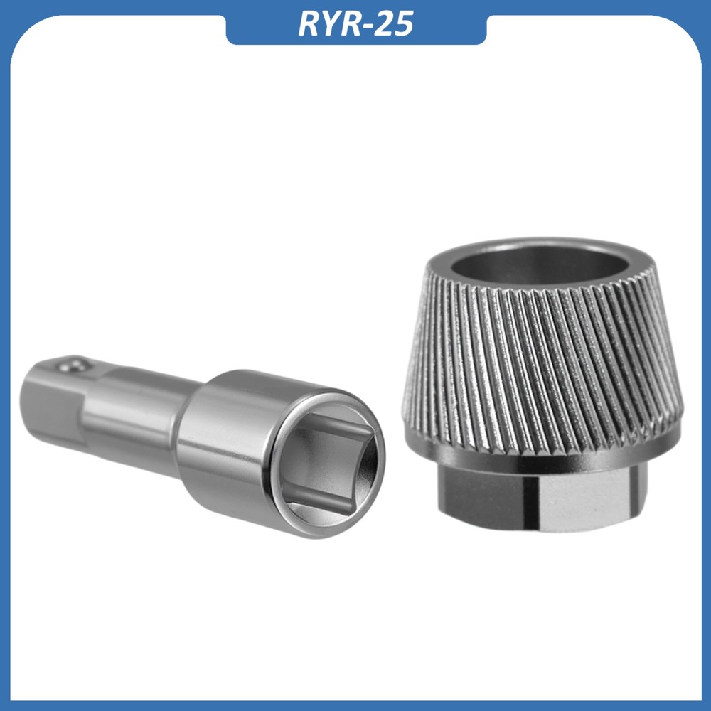Silver Chrome 1.5&rdquo; Tub Drain Extractor with 1/2&rdquo; Socket Bathtub Remover