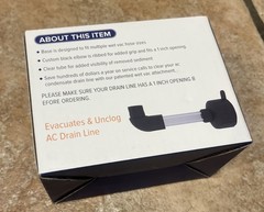 AC Drain Cleaner Adapter HVAC to PVC AC Drain Line, Universal Fit. Unclogs Line