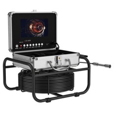 7inch Screen 50M 17mm Tube Lens Sewer Pipe Inspection Endoscope Camera DVR 16GB
