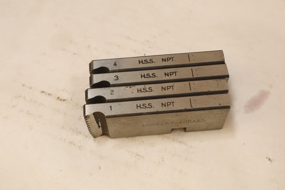 Berkley &ndash; Israel NPT HSS Pipe Dies Universal threading Die Fits Ridgid 1&Prime; &ndash; 2&Prime;