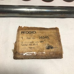 Ridgid 36345 OO-R 1/4&rdquo; Thru 1&Prime; NPT Exposed Ratchet Threader Set