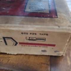 Vintage GTD Pipe Threading Tool Set In Original Box 3/8&Prime; 1/2&Prime; 3/4&Prime; 1&Prime; 1-1/4&Prime;&hellip;