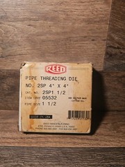 Reed Cat No 2SP1 1/2 Size 1 1/2&Prime; Pipe Die