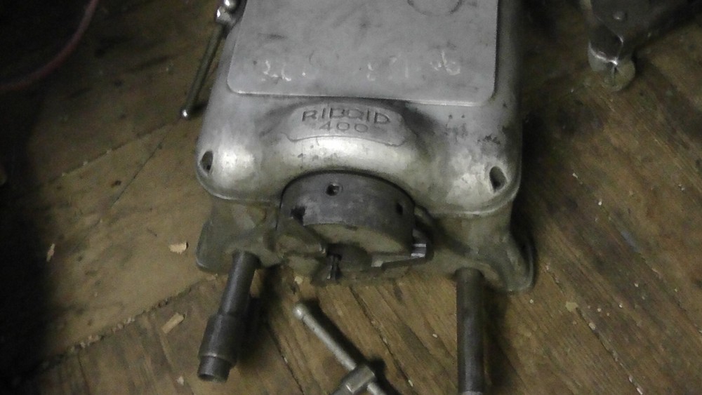 Ridgid 400 Electric Pipe Threader Machine, Tested/Works, No legs, L.Pickup/Ships