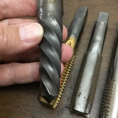 (3) Taps 3/4-16, 3/4-10 And ? & 1 Extractor Ace Ex-7 (17/32)