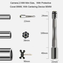Sewer Pipe Inspection Camera Head 23MM 512HZ Sonde Transmitter+Self Leveling