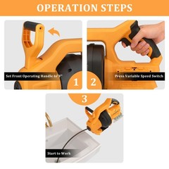 Cordless Drain Auger with Dewalt 20V Battery, 24 FT Replaceable Auto-Feed Plu&hellip;