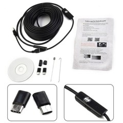 50 FT Pipe Inspection Camera USB Video Sewer Drain Cleaner,Waterproof