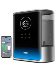DREO 8L Smart Humidifier Large Room, 80H Runtime, Warm & Cool Mist, HM717S | &hellip;