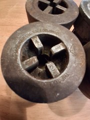 TOLEDO PIPE THREADER DIES (4 Pcs) 1/8 in &ndash; 1/4 in &ndash; 3/8 in &ndash; 1/2 in USA