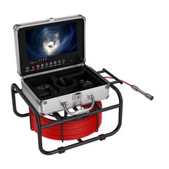 9&Prime; Monitor 50M Pipe Inspection Camera IP68 Drain Sewer Pipeline Video Camera