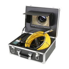 50m1000TVL Sewer Camera 512hz Self-leveling Pipe Inspection Camera Meter Counter
