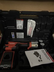 Ridgid RP 251 Press Tool Battery Kit (No Jaws) 2 Batteries Charger Case 78178