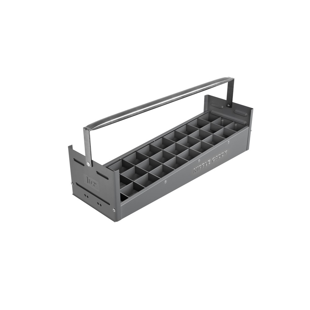 Jones Stephens N70250 1 1/2 PLAS NIP CADDY TRAY &ndash; Grey
